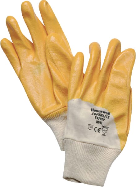 Mănuși de lucru galbene bumbac L=25cm 7/S Superlite Plus North Honeywell HST4700PS