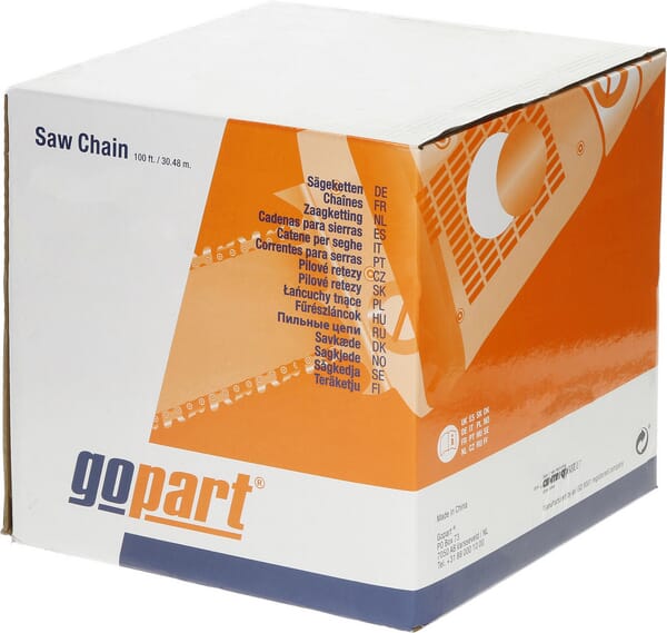 Lanț motofierăstrău 3/8″ 1,3mm 1632 zale 100ft semidaltă gopart 38LP13SB100RGP