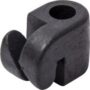 Izolator negru pentru 10mm, 100x 100506P100