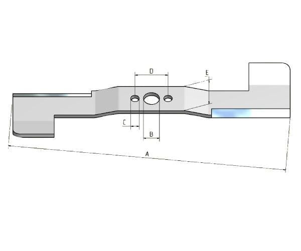 Set cu 1 lamă RX MRK9100A