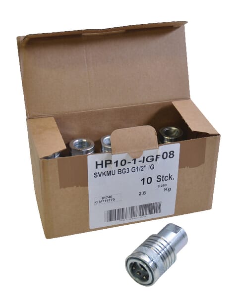 Cuplă rapidă cu bile SKP mamă 1/2″ – 1/2″ BSP cutie 10 buc. SKPF12C08P010