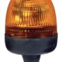 Girofar rotativ halogen rotund 12V galben montare pe stâlp diametru 135mm x217mm Rota Compact Hella 2RL009506001