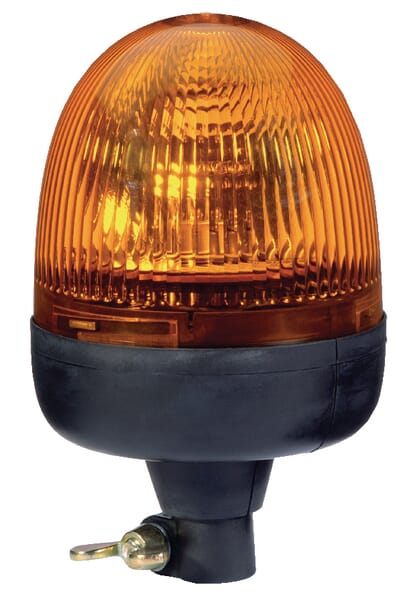 Girofar rotativ halogen rotund 12V galben montare pe stâlp diametru 135mm x217mm Rota Compact Hella 2RL009506001