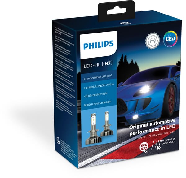 Bec led H7 PX26d 13,2V 1500lm alb (utilizare în afara șoselei) Philips GL11972XUWX2