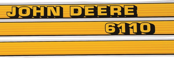 Set autocolant „John Deere 6110” TR6110JD
