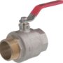 Robinet cu bilă BSP tată/mamă 1 1/2", mâner oțel inoxidabil KS112MKR