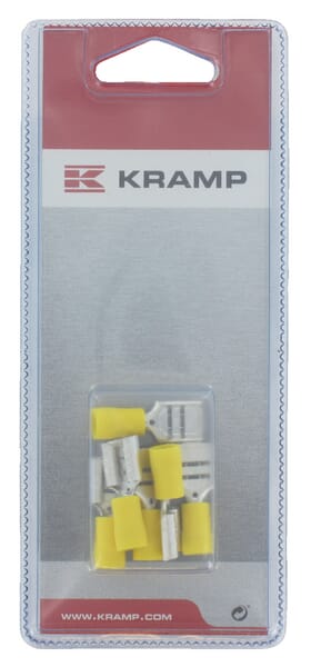Conector plat sertizare galben mamă 9,4×1,2mm 6 buc. KRLA9245P006