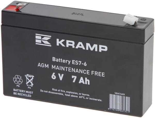 Baterie 6V 7Ah sigilată Kramp SBA76KR