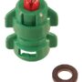 Duză injecție aer TD 110° 015 verde din material ceramic Agrotop TD110015
