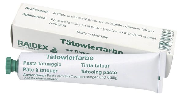 Tuş, pastă pentru dispozitivele de tatuare, verde 60 g 1592362060