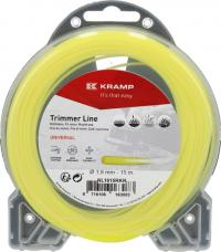 Fir de tăiere diametru 1,6mm, 15m, rotund, galben, Kramp NL1615RKR