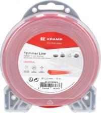Fir de tăiere diametru 2mm, 15m, pătrat, roșu, Kramp NL2015SKR