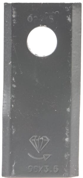 Lamă cositoare stânga 98x45x3,5mm orificiu 16,5mm pachet 25 buc. potrivită pentru Morra 40490006KR