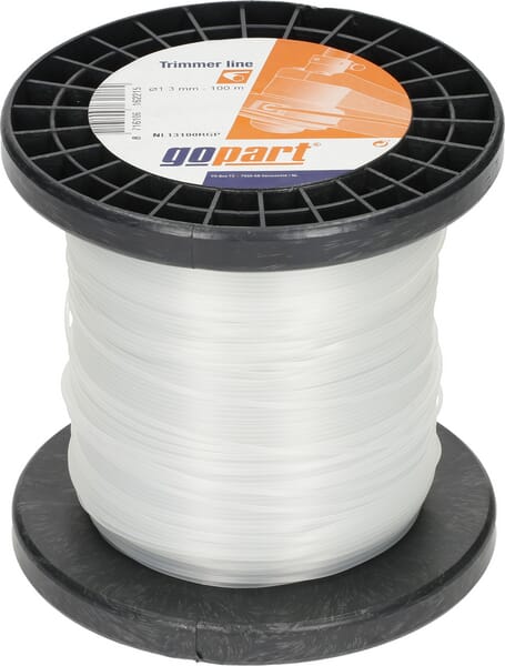 Fir de tăiere diametru 1,3mm, 100m, round, alb, gopart NL13100RGP