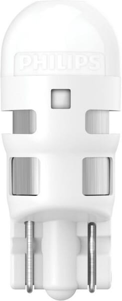 Bec led W5W W2.1×9.5d 12V 50lm albastru (utilizare în afara șoselei) Philips GL11961ULW4X2