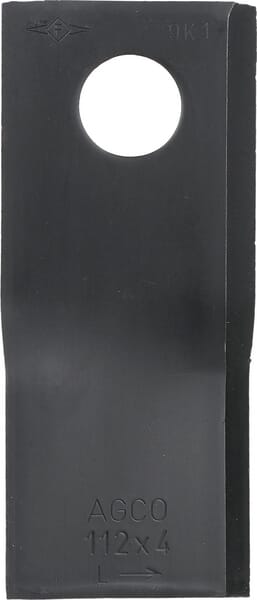 Lamă cositoare stânga 112x48x4mm orificiu 19mm pachet 25 buc. potrivită pentru Fella 134309