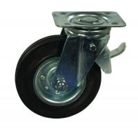 Rolă pivotantă diametru 75x22mm cu frână suport 81x67mm sarcină 50kg gopart 60075GP