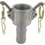 Cuplă Camlock C mamă 1" cu ștuț aluminiu HCN100CAL025