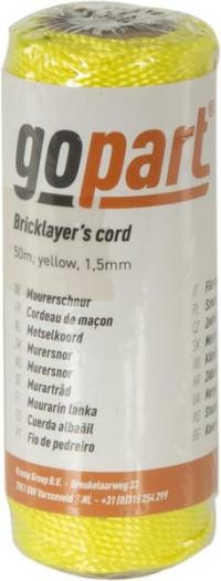 Sfoară zidărie PP 1,5m galben 50m 200030GP