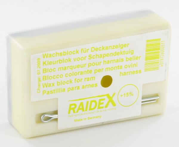 Bloc marcator de ceară, galben metalic, Raidex VV8037