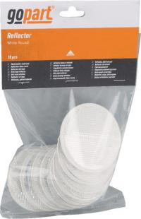Reflector, alb, rotund LA75022