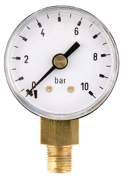 Manometru Ø40 0-10bar ⅛” jos MA4010L02ST