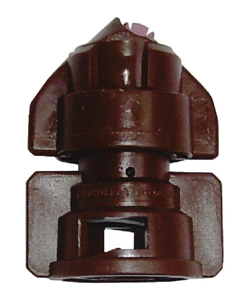 Duză cu jet plat, dublă TDHS 110° maro TDHS11005