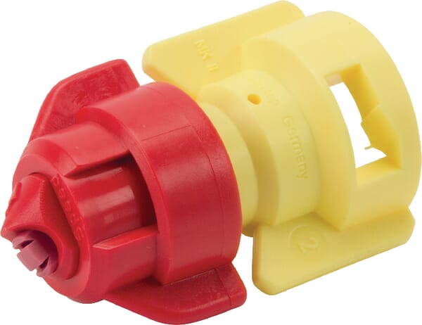 Duză dublă ventilator injecție aer TDVR 110° 015 albastră din material ceramic Agrotop TDVR3HS