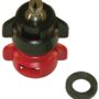 Duză injecție aer jet oblic TDOC 80° 04 roșie alamă Agrotop TDOC8004