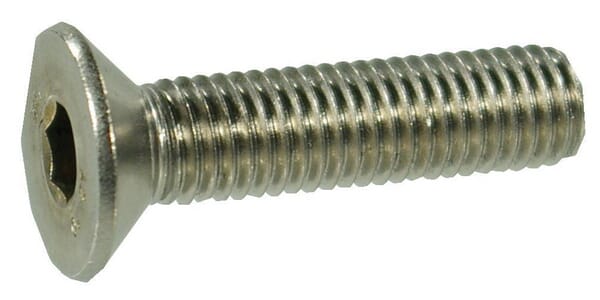 Șurub cap înecat orificiu hexagonal DIN7991 M6x1x25mm filet 25mm oțel inoxidabil A2 25 buc. Kramp 7991625RVSP025