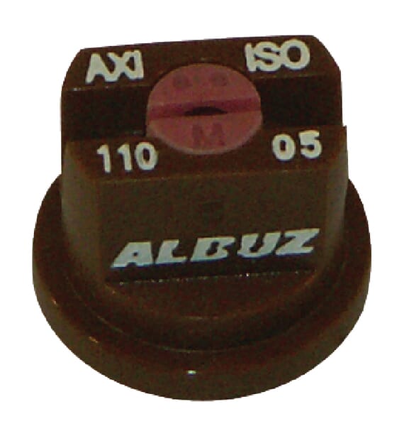 Duză ventilator plat AXI 110° 05 maro din material ceramic Albuz AXI11005