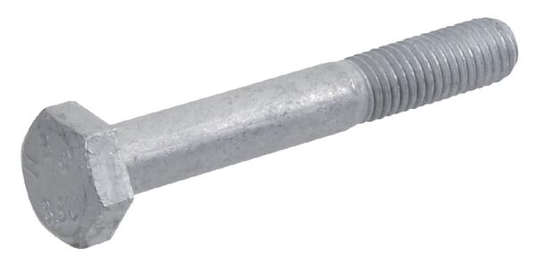 Șurub cap hexagonal filet parțial DIN931 M8x1,25x120mm filet 22mm oțel galvanizat la cald grupa 8.8 Kramp 9318120TV