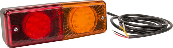 Lampă spate multifuncțională LED dreptunghiulară 12-24V 200x70x60mm Kramp LA40015