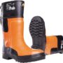 Cizme forestiere galbene/verzi clasa 3 mărime 4 Forester 3SC1 SIP 3SC1V37
