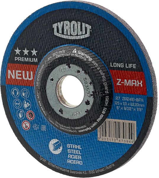 Disc de șlefuire 125x7x22,23mm ZA24S-BFX 34353684