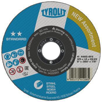 Disc de tăiere 125×1,6×22,23 F41 A46S-BFS 34332853