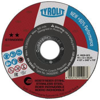 Disc de tăiere 125×1,6×22,23mm A46R-BFS 34332834