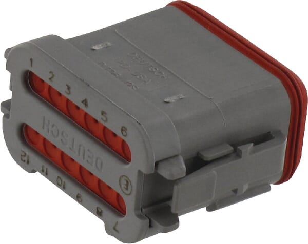 Plug housing 12 P. Fem. DT gra DSDT0612SACE05