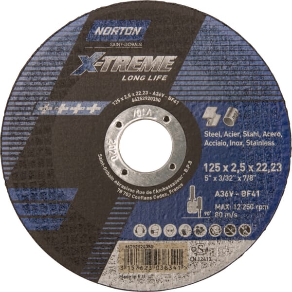 Disc tăiere X-Treme Life 125×2,5 66252920350