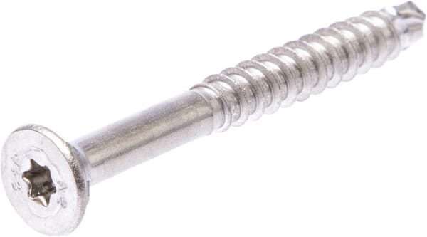 Șurub pentru lemn cap înecat torx TX25 6x60mm oțel inoxidabil A2 Kramp SPST660RVSP001