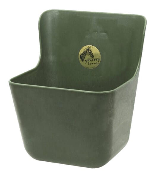Recipient pentru hrănire cai, verde, 11,5 l 1620100204