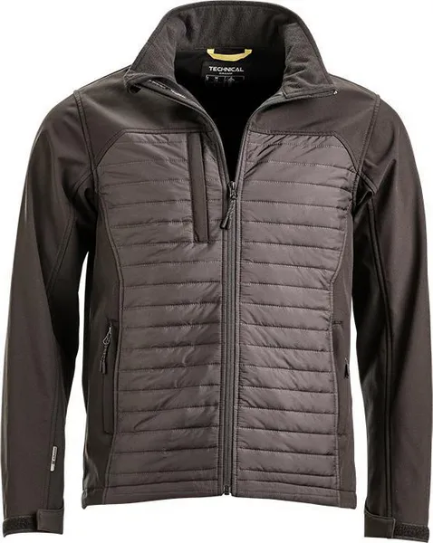 Jachetă matlasată negru 4XL KW201601701066