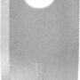 Lamă cositoare stânga 100x48x3mm orificiu 19mm pachet 25 buc. potrivită pentru Pöttinger/Niemeyer 570413KR