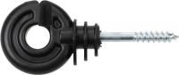 Izolator inelar negru cu șurub 40mm x diametru 5,0mm 90 buc. Farma 705002FA