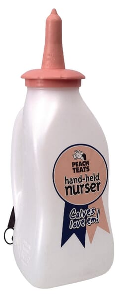 Bidon cu tetină pentru adăpat viţei „Peach Teat”, 1,5 l 1620251045