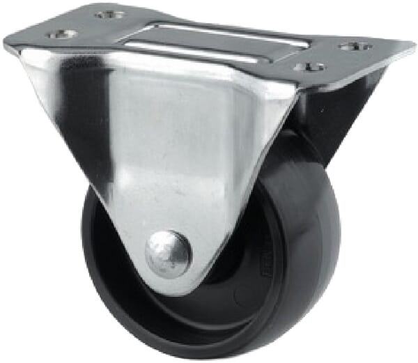 Roată fixă cu rolă poliamidă diametru 65x30mm fiting 95x54mm sarcină 120kg Tente 3438POO065P609554