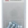 Șurub cap cilindric orificiu hexagonal M6x25mm grupa 8.8 zincat 10 buc. KR912625P010
