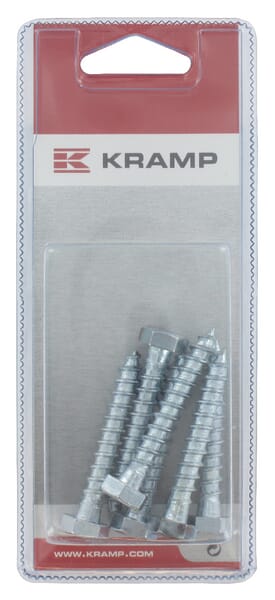 Șurub cap hexagonal pentru lemn DIN571 8x50mm grupa 4.6 6 buc. KR571850P006