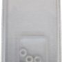 Șaibă rotundă plată formă A DIN125A M4x9x0,8mm oțel zincat 20 buc. Kramp Blister KR125A4RCP020