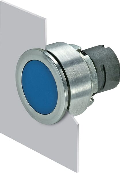 Buton cu apăsare albastru 030PPFIBL
